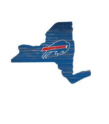 Buffalo Bills Team Color Logo State Sign