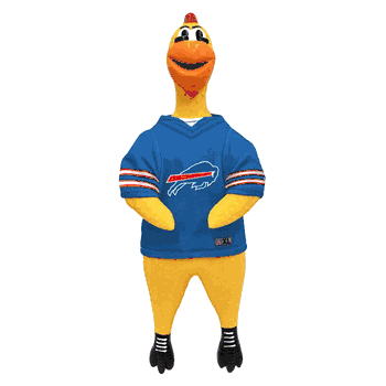 Buffalo Bills Team Rubber Chicken Toy