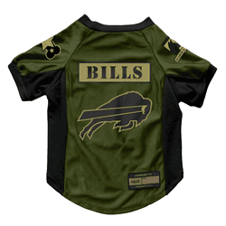 Buffalo Bills Valor Pet Stretch Jersey - XS