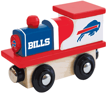 Buffalo Bills Wood Train Engine