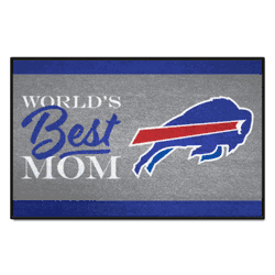 Buffalo Bills World's Best Mom Starter Mat Accent Rug - 19in. x 30in.