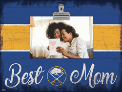 Buffalo Sabres 10" x 8" Best Mom with Stripe Clip Frame