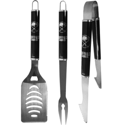 Buffalo Sabres 3 pc Steel BBQ Set in Black