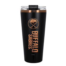 Buffalo Sabres 32oz Black and Copper Big Slim with Straw