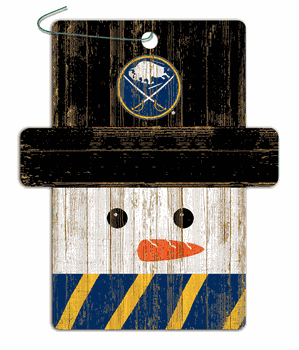 Buffalo Sabres 49ers Snowman Ornament