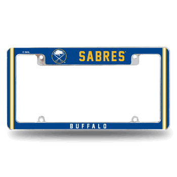 Buffalo Sabres Alternate Design All Over Chrome Frame