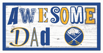 Buffalo Sabres Awesome Dad 6x12 Sign