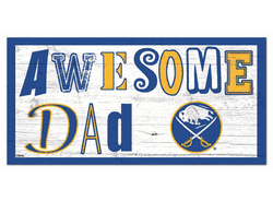 Buffalo Sabres Awesome Dad 6x12 Sign