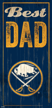 Buffalo Sabres Best Dad 6x12 Sign