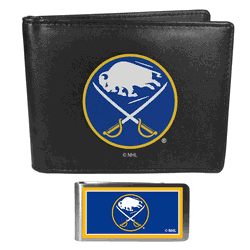 Buffalo Sabres Bi-fold Wallet & Color Money Clip