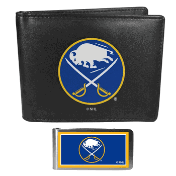 Buffalo Sabres Bi-fold Wallet & Color Money Clip