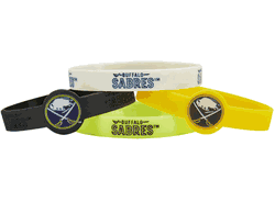 Buffalo Sabres Bracelets - 4 Pack Silicone