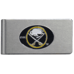 Buffalo Sabres Brushed Metal Money Clip