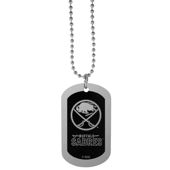 Buffalo Sabres Chrome Tag Necklace