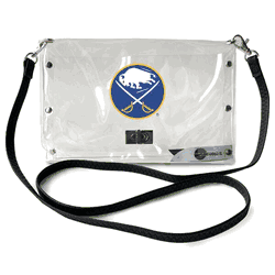 Buffalo Sabres Clear Envelope Purse STRAP