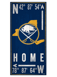 Buffalo Sabres Coordinate 6x12 Sign