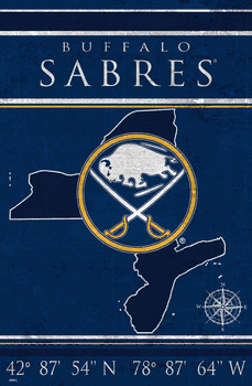 Buffalo Sabres Coordinates 17x26