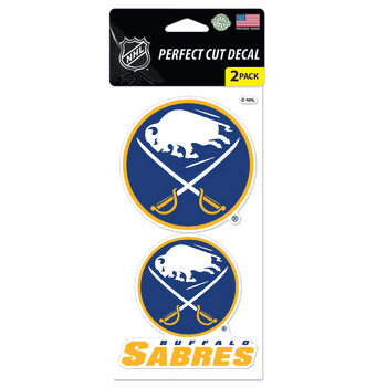 Buffalo Sabres Decal 4x4 Die Cut Set of 2