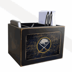 Buffalo Sabres Distressed Desktop Organizer w/Team Color