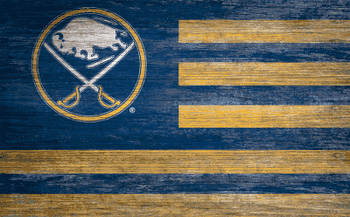 Buffalo Sabres Distressed Flag 11x19