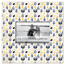 Buffalo Sabres Floral Pattern 10x10 Frame