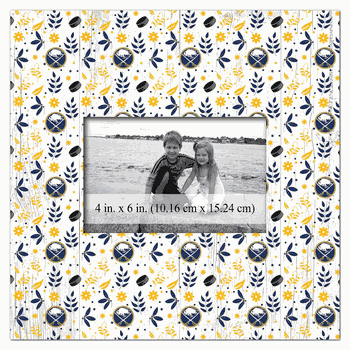 Buffalo Sabres Floral Pattern 10x10 Frame