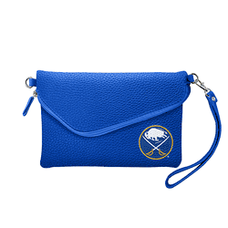 Buffalo Sabres Fold Over Crossbody Pebble Royal