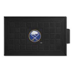 Buffalo Sabres Heavy Duty Vinyl Medallion Door Mat - 19.5in. x 31in.