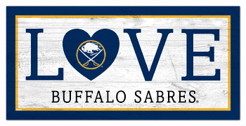 Buffalo Sabres Love 6x12 Sign