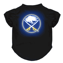 Buffalo Sabres Neon Pet T-Shirt, X-Large