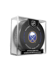 Buffalo Sabres NHL Hockey Official Game Puck IN CUBE