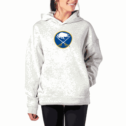 Buffalo Sabres NHL Kadi Hoodie with Zipper Pockets Heather Grey XL