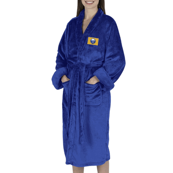 Buffalo Sabres NHL Royal Blue S/M Silk Touch Robe 23X41 Inches