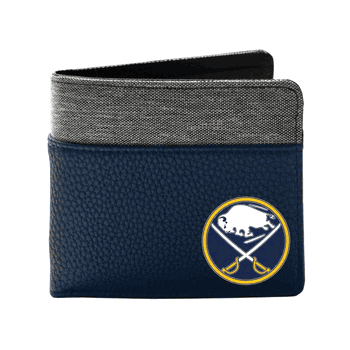 Buffalo Sabres Pebble BiFold Wallet NAVY