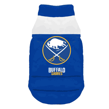 Buffalo Sabres Pet Parka Puff Vest Extra Small
