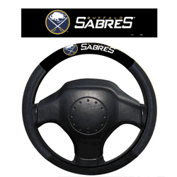 Buffalo Sabres Poly-Suede Steering Wheel Cover
