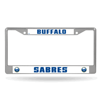 Buffalo Sabres Primary Logo Chrome Frame