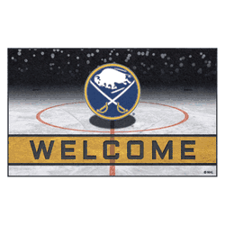 Buffalo Sabres Rubber Door Mat - 18in. x 30in.