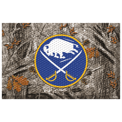 Buffalo Sabres Rubber Scraper Door Mat Camo