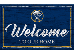 Buffalo Sabres Team Color Welcome 11x19 Sign