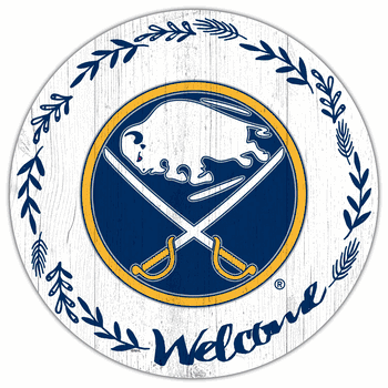 Buffalo Sabres Welcome 12in Circle