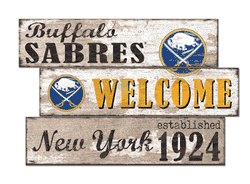 Buffalo Sabres Welcome 3 Plank