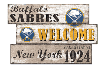 Buffalo Sabres Welcome 3 Plank