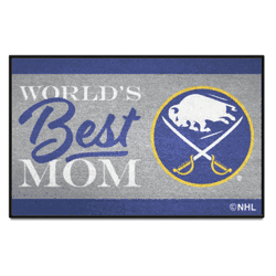 Buffalo Sabres World's Best Mom Starter Mat Accent Rug - 19in. x 30in.