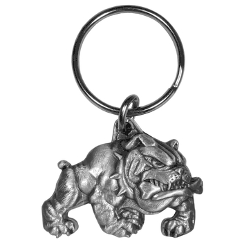 Bulldog Antiqued Key Chain