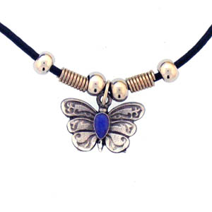 Butterfly Adjustable Cord Necklace