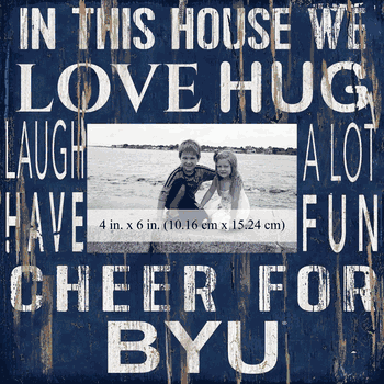 BYU Cougars 10x10 In This House Frame