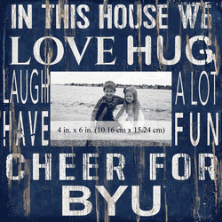BYU Cougars 10x10 In This House Frame