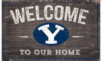 BYU Cougars 11X19 Welcome to Our Home Sign