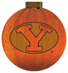 BYU Cougars 12 in. Halloween Pumpkin Sign